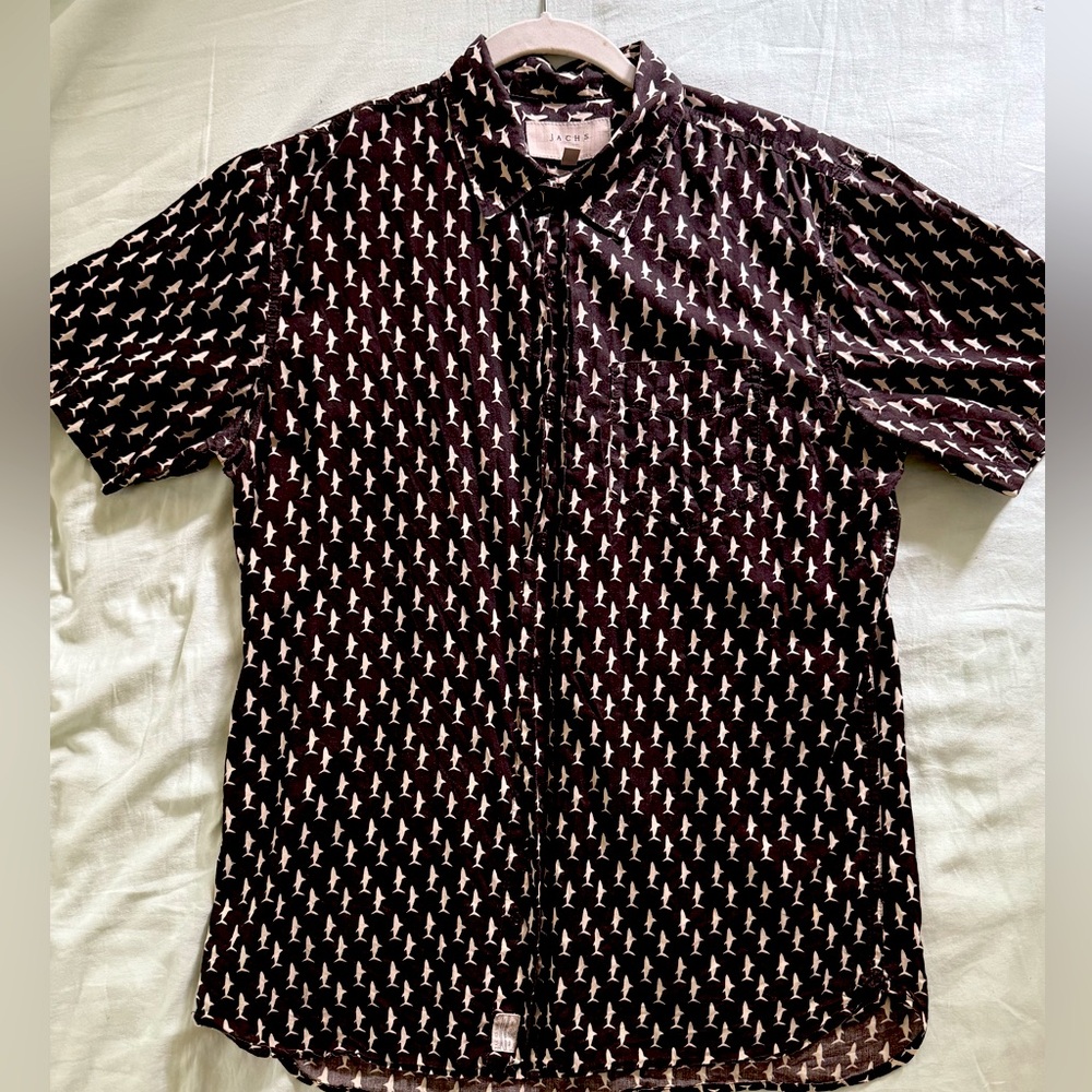 Jachs Sharks Casual Button Down Shirt